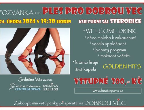 Ples pro dobrou věc 2025 – Pozvánka, vstupenka
